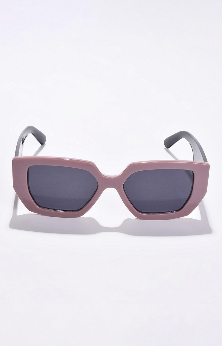 haute sauce | Women's Black Lens Brown Wayfarer Sunglasses