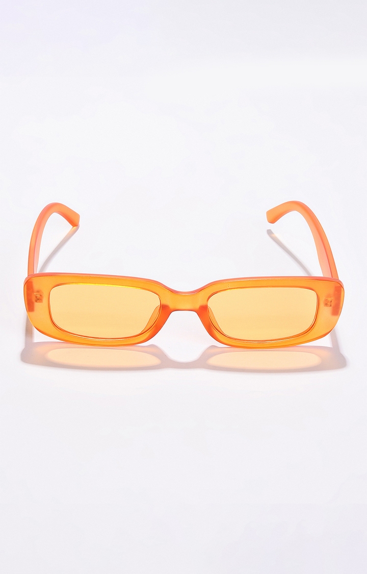 haute sauce | Women's Orange Lens Orange Rectangle Sunglasses