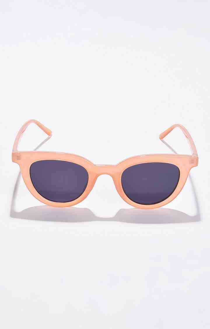 Women's Black Lens Pink Cateye Sunglasses