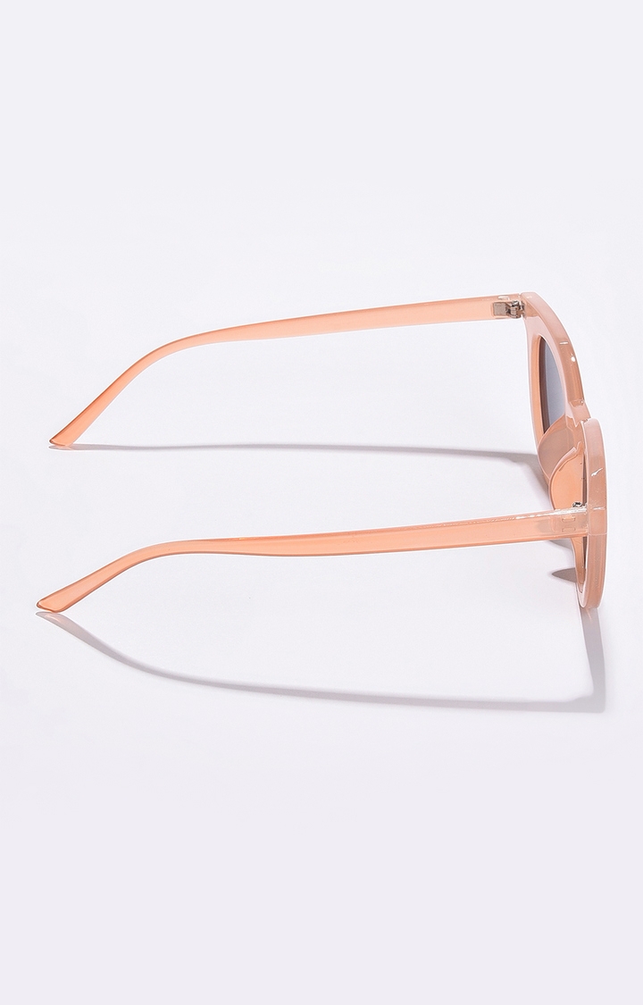 Women's Black Lens Pink Cateye Sunglasses
