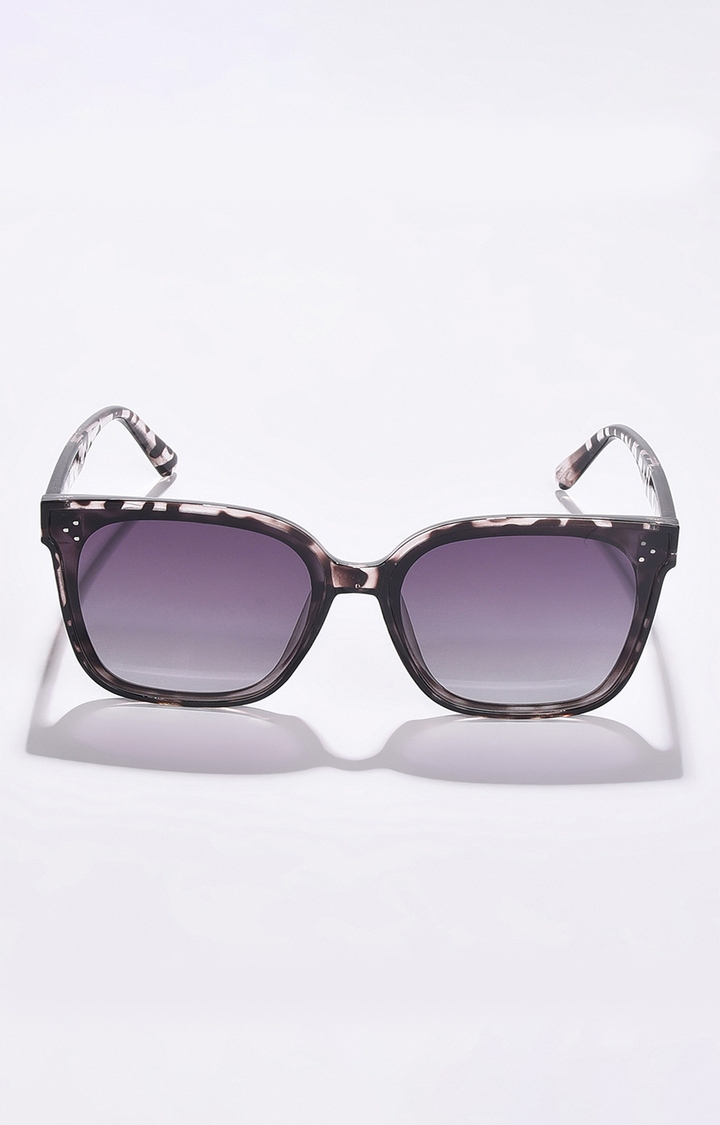 Women's Black Lens Purple Butterfly Sunglasses