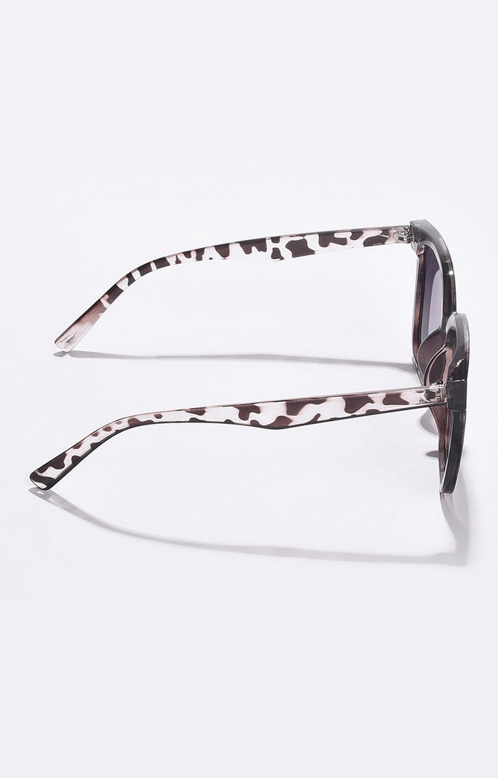 Women's Black Lens Purple Butterfly Sunglasses