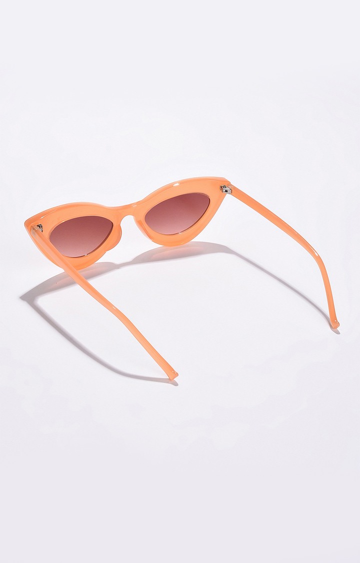 Orange cat eye clearance sunglasses