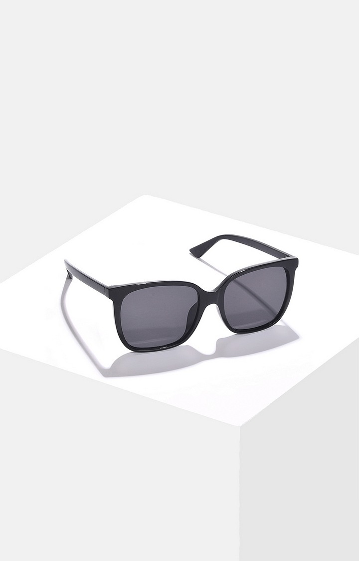 Women's Black Lens Black Butterfly Sunglasses