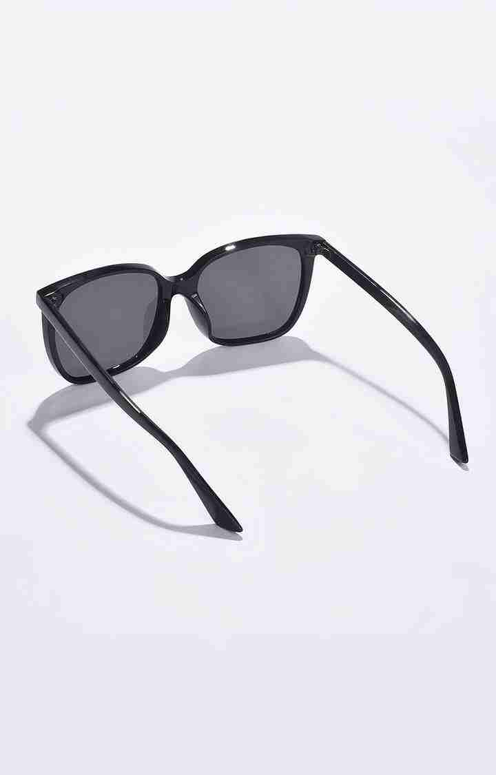 Women's Black Lens Black Butterfly Sunglasses