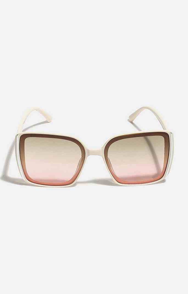 Women's Brown Lens Oversized Sunglasses