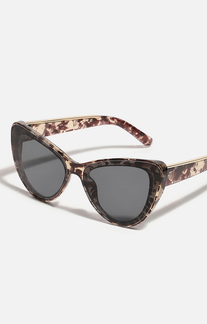 Women's Animal Print Frame Tinted lens Cat eye Sunglasses