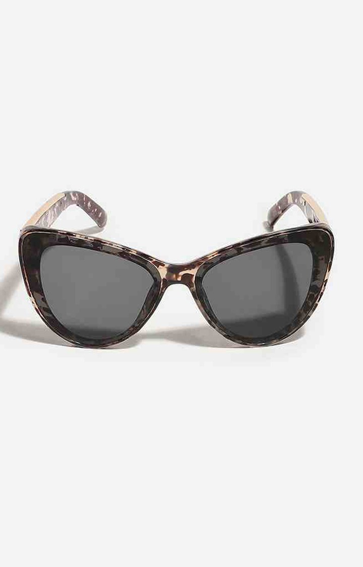 Women's Animal Print Frame Tinted lens Cat eye Sunglasses