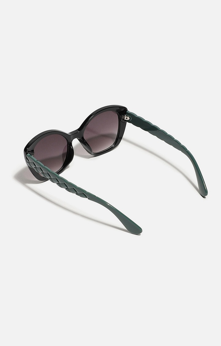 Women's Tinted Lens Black frame Oversized Sunglasses