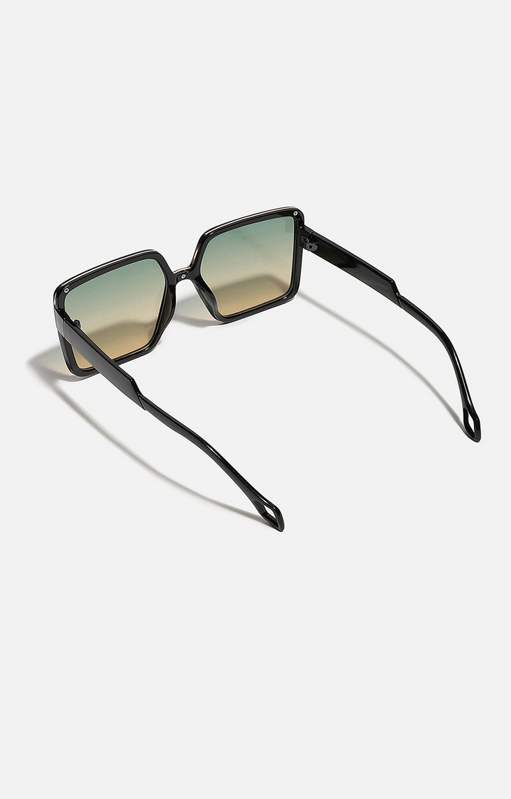 Women's Tinted Lens Black frame Oversized Sunglasses