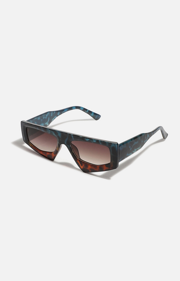 Blue Oversized Sunglasses for Women's & Girls