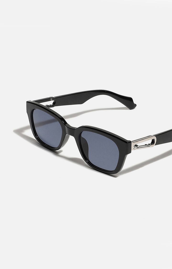 Unisex Black Wayfarer Sunglasses
