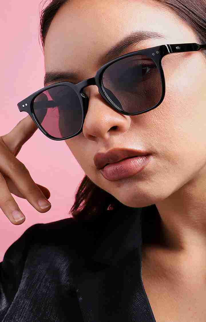 Unisex Black Wayfarer Sunglasses