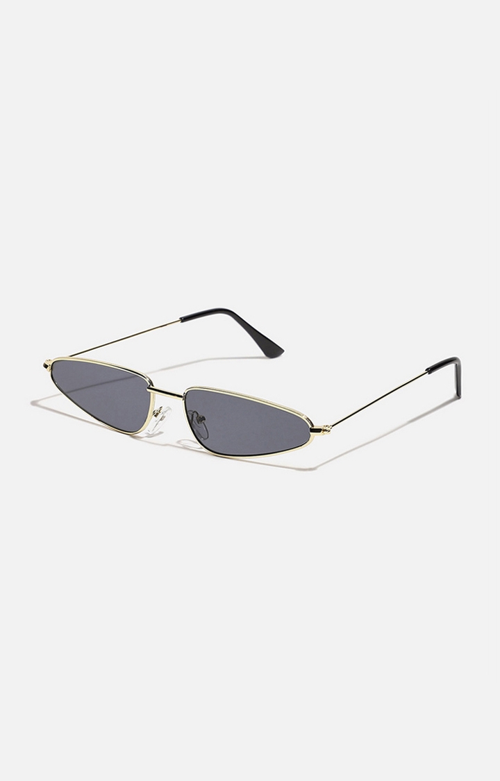 haute sauce | Unisex Black Frame Retro Sunglasses