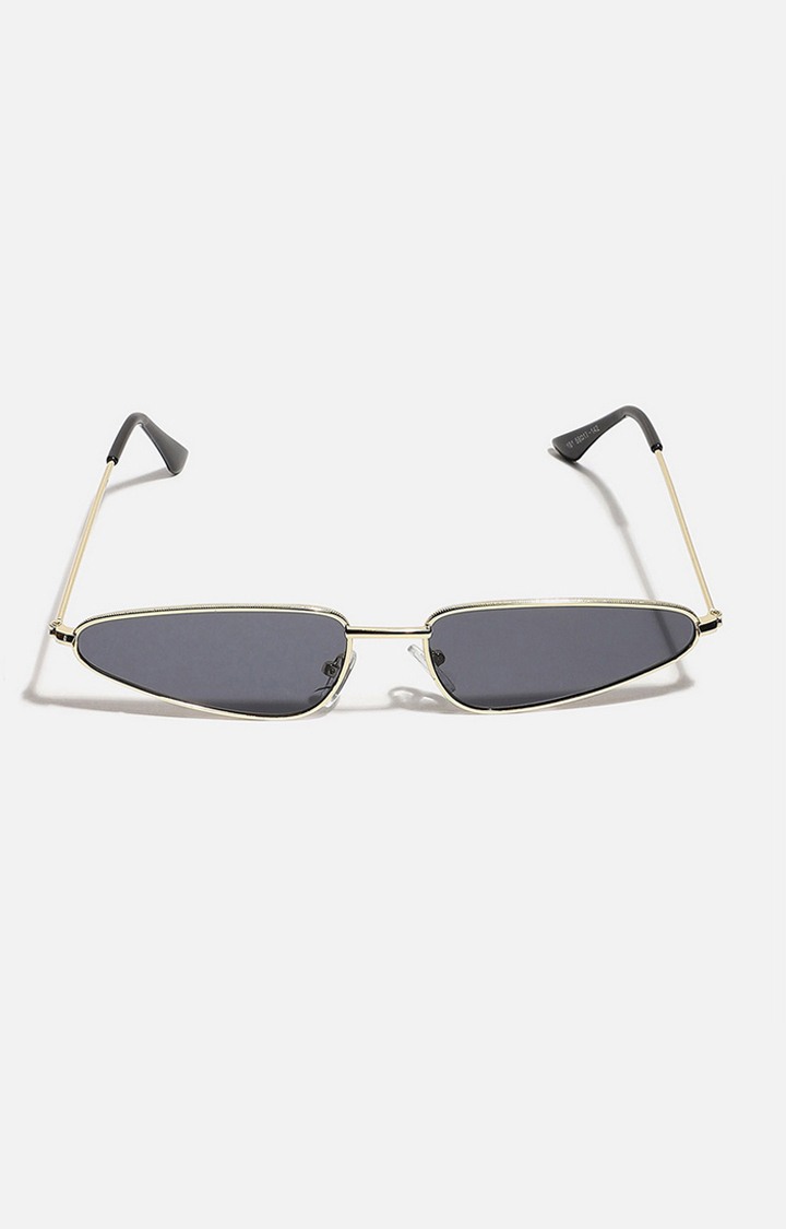 Unisex Black Frame Retro Sunglasses