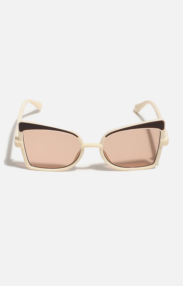 Women's Gold Butterfly Sunglasses