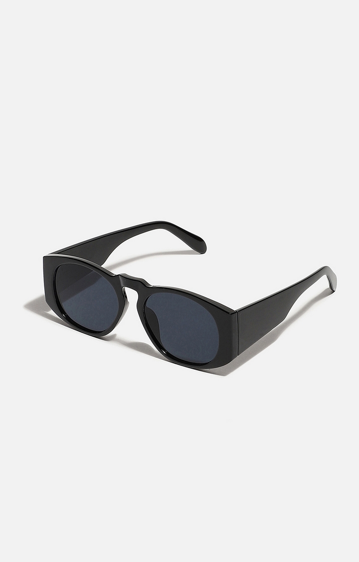 haute sauce | Women's Black Frame Retro Sunglasses