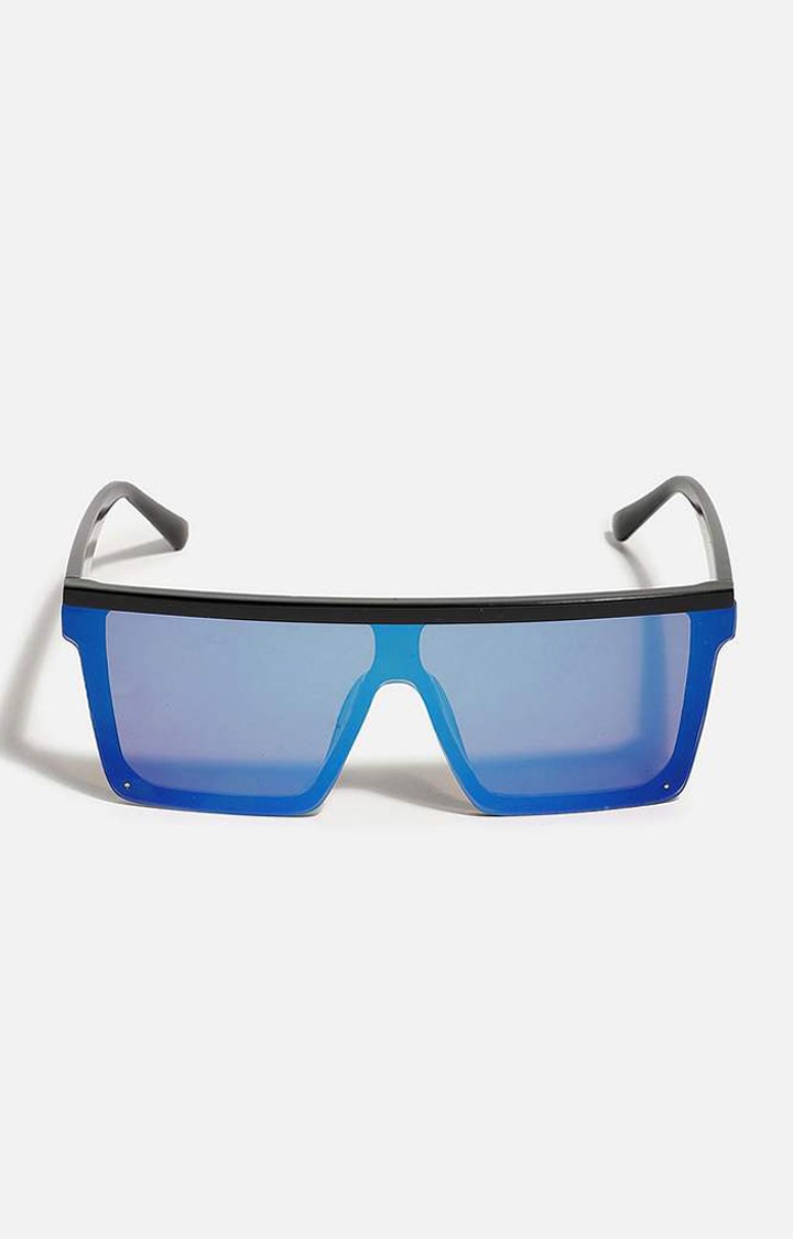 Women's Tinted Lens Black frame Oversized Sunglasses