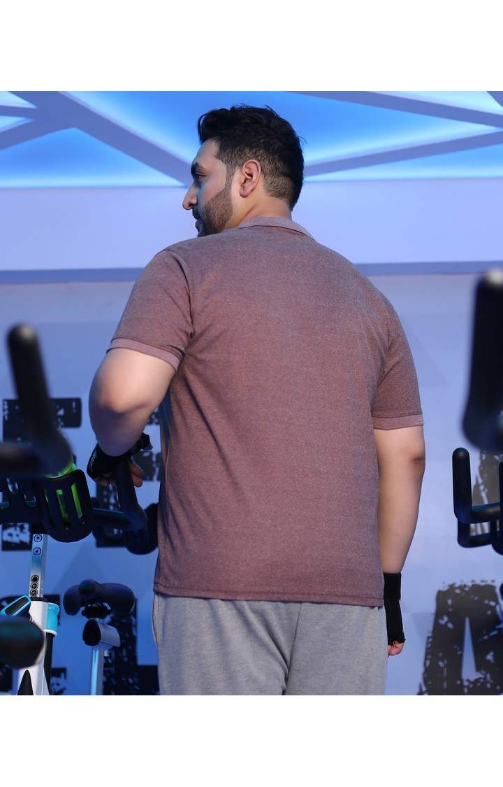Men's Red Solid T-Shirts