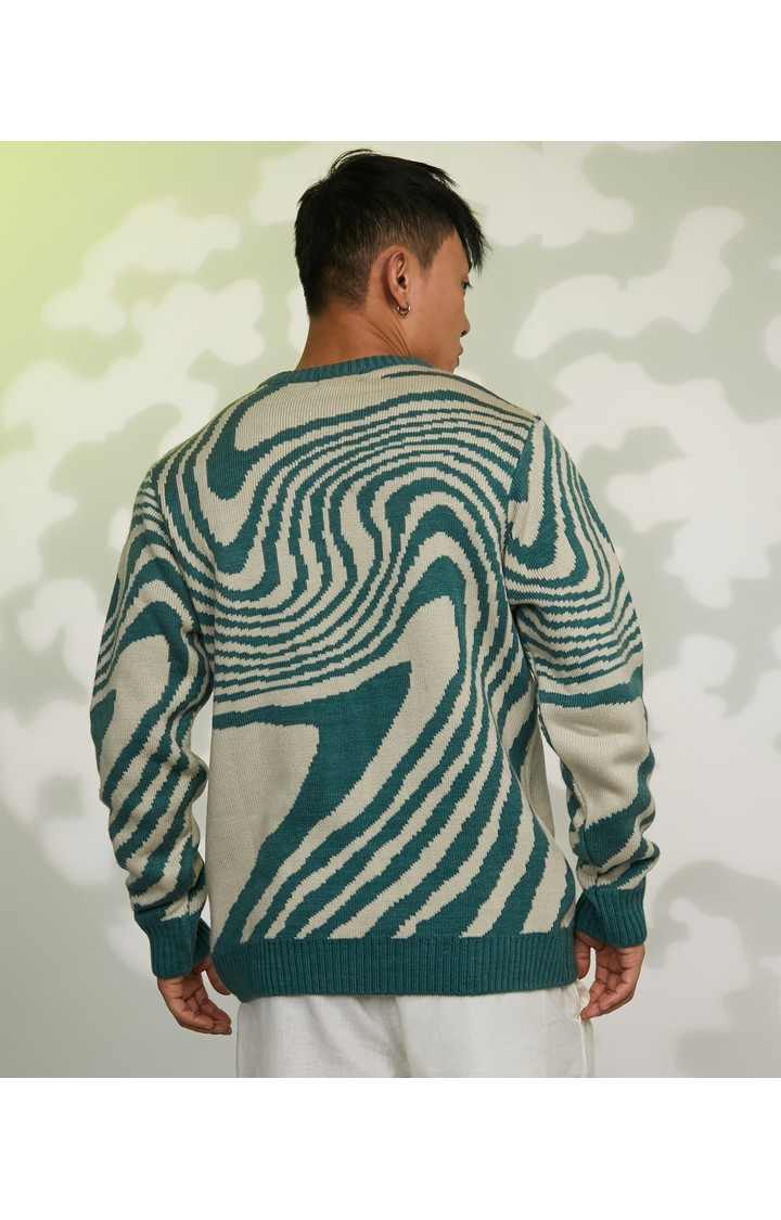 Men's Red Solid Sweaters