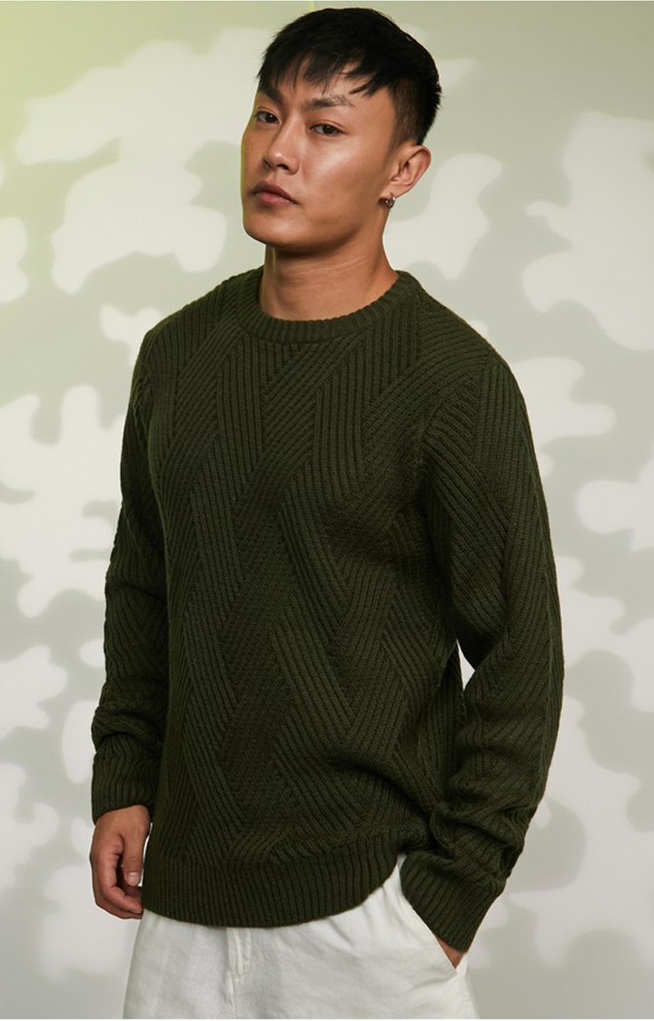 Men's Multicolor Colourblock Sweaters