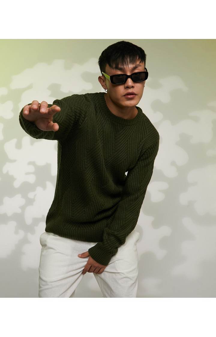 Men's Multicolor Colourblock Sweaters