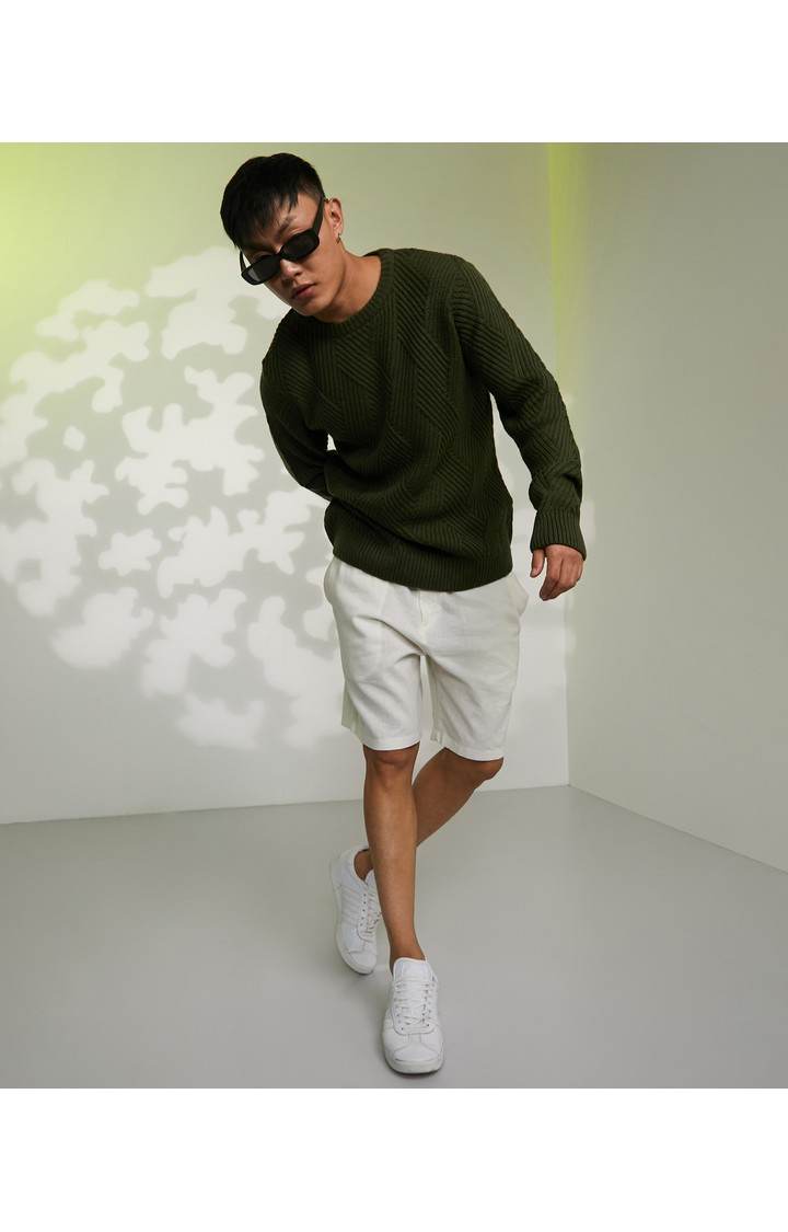 Men's Multicolor Colourblock Sweaters
