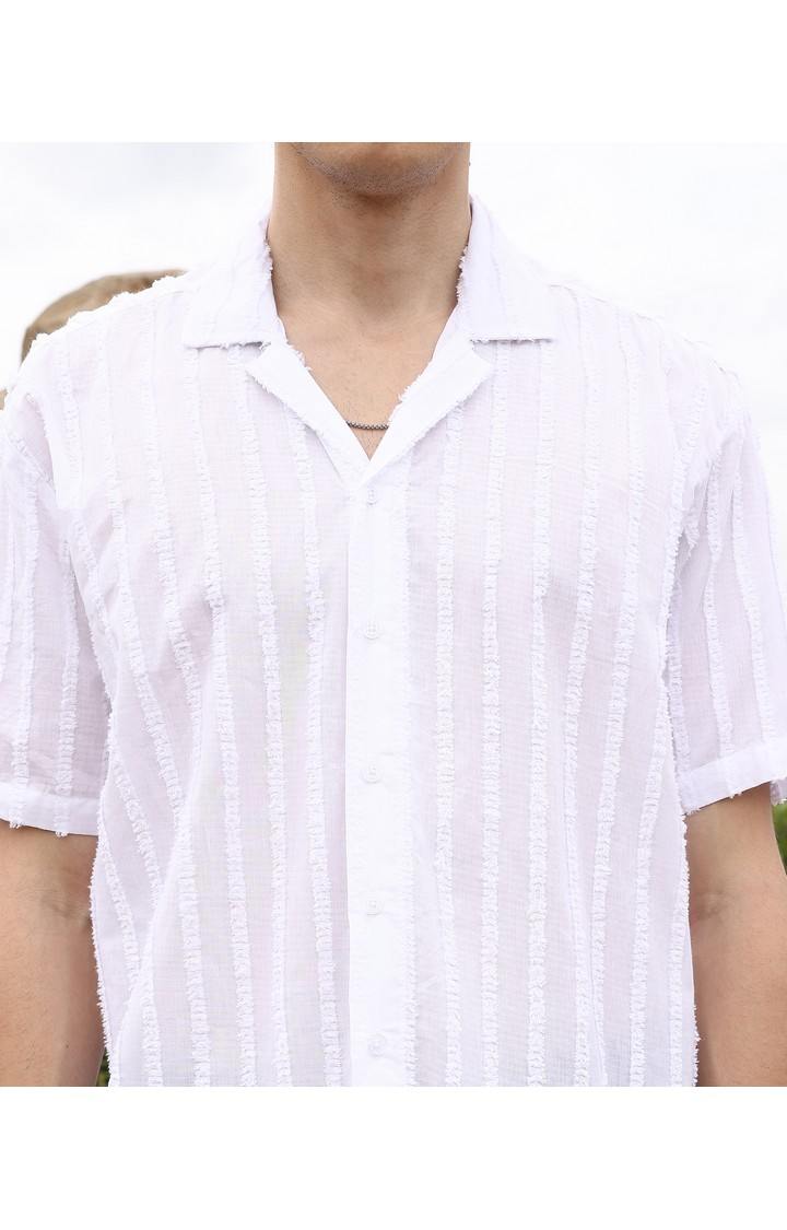 Men's Black Solid Casual Shirts