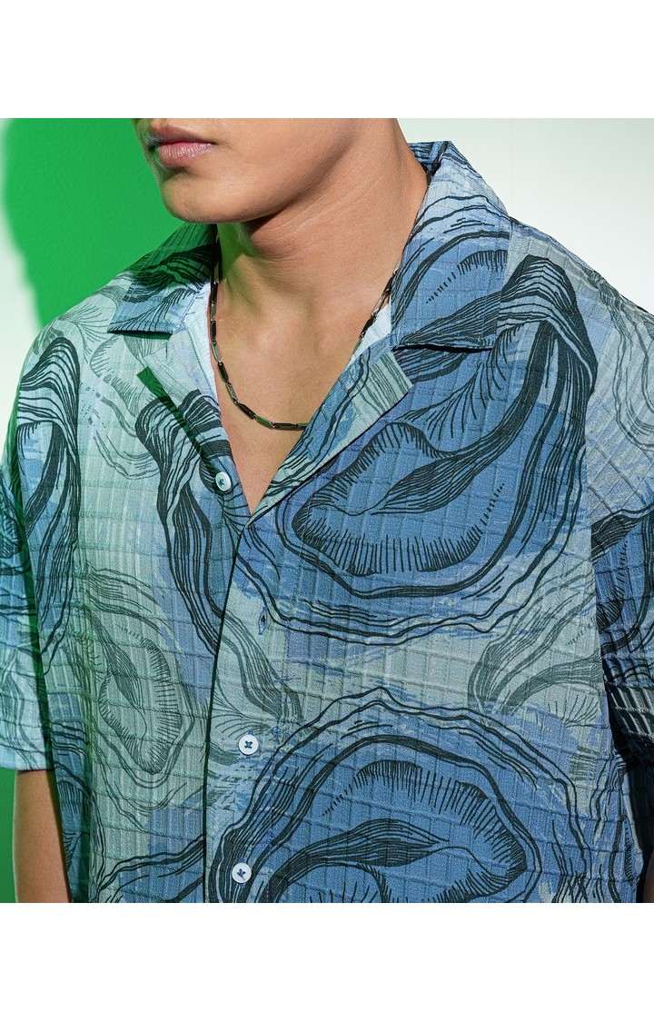 Men's Multicolor Printed Oversized Shirts