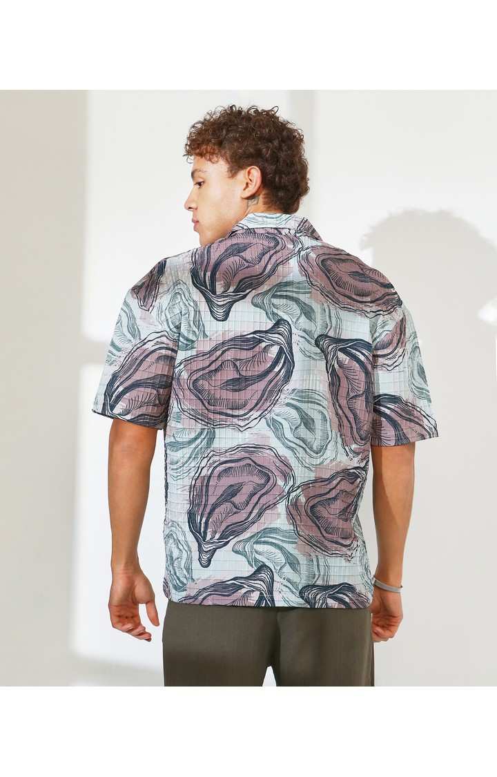Men's Multicolor Printed Oversized Shirts