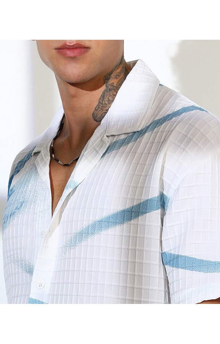 Men's Multicolor Printed Oversized Shirts