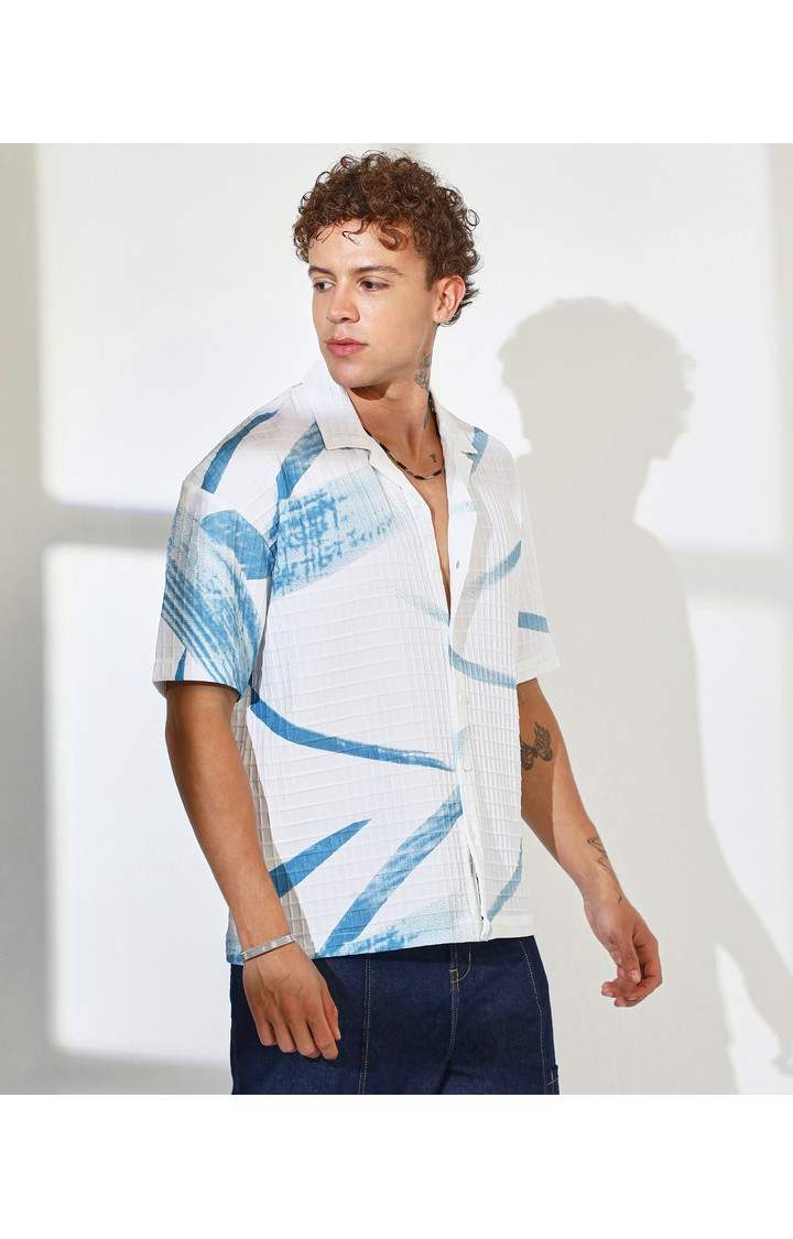 Men's Multicolor Printed Oversized Shirts