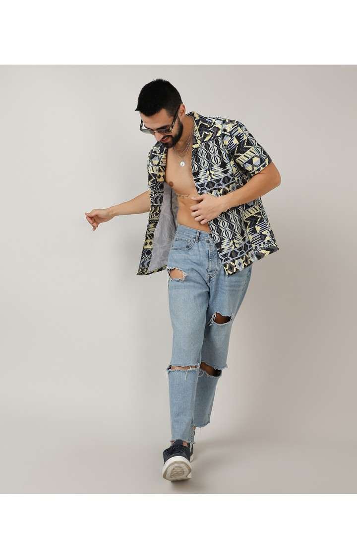 Men's Multicolor Printed Casual Shirts