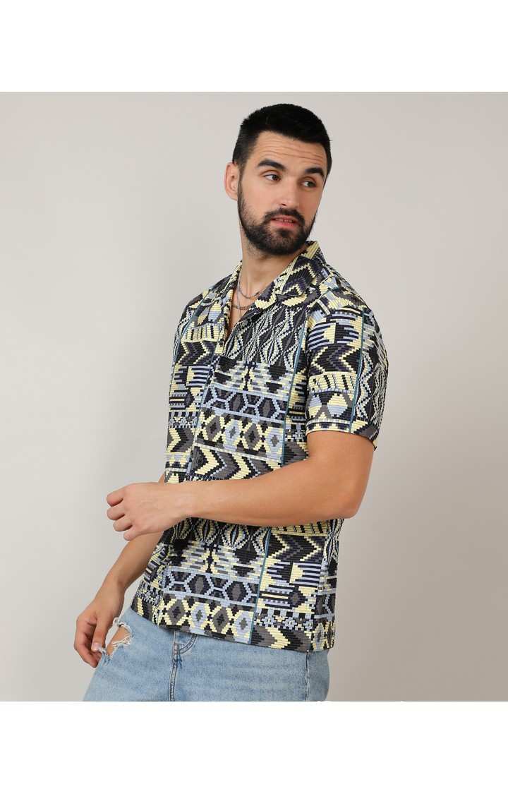 Men's Multicolor Printed Casual Shirts