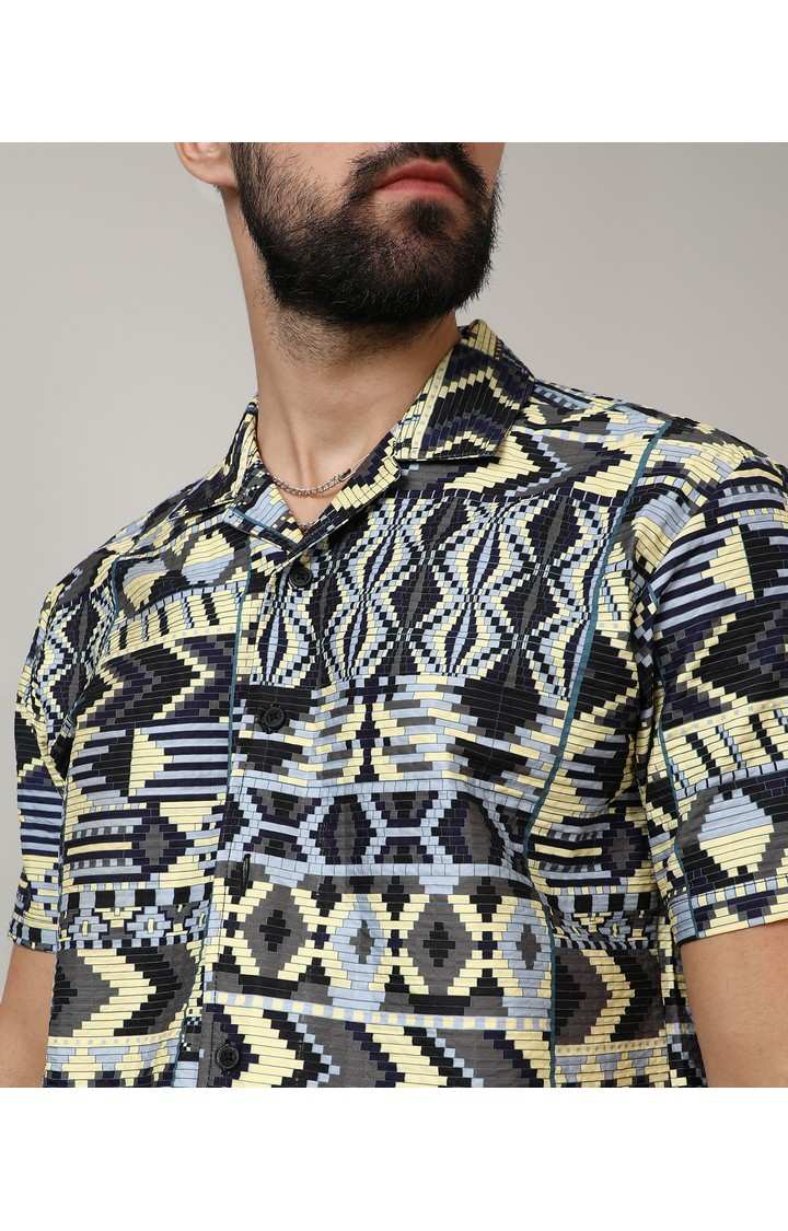 Men's Multicolor Printed Casual Shirts