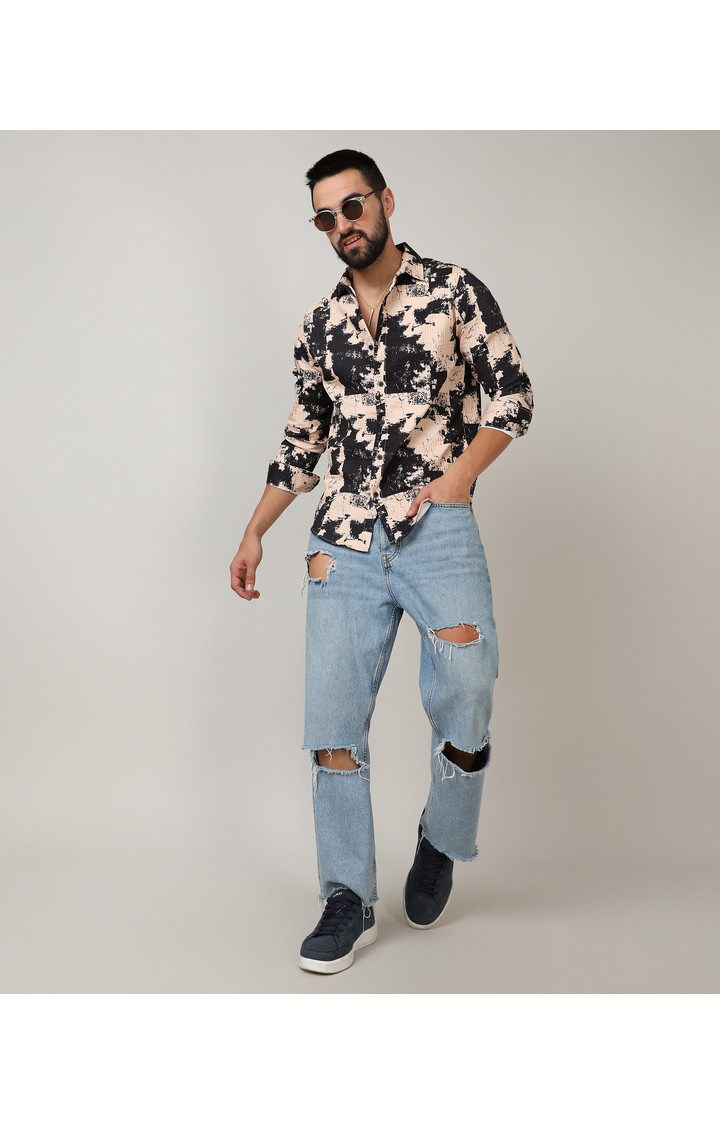 Men's Multicolor Printed Casual Shirts