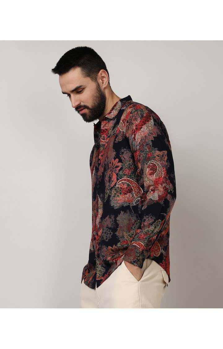 Men's Multicolor Printed Casual Shirts
