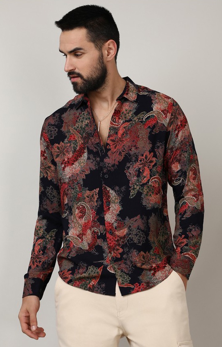 Men's Multicolor Printed Casual Shirts