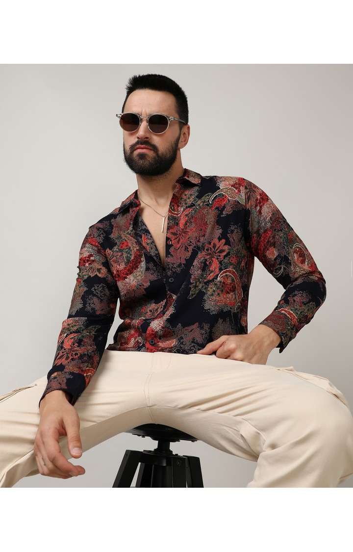 Men's Multicolor Printed Casual Shirts