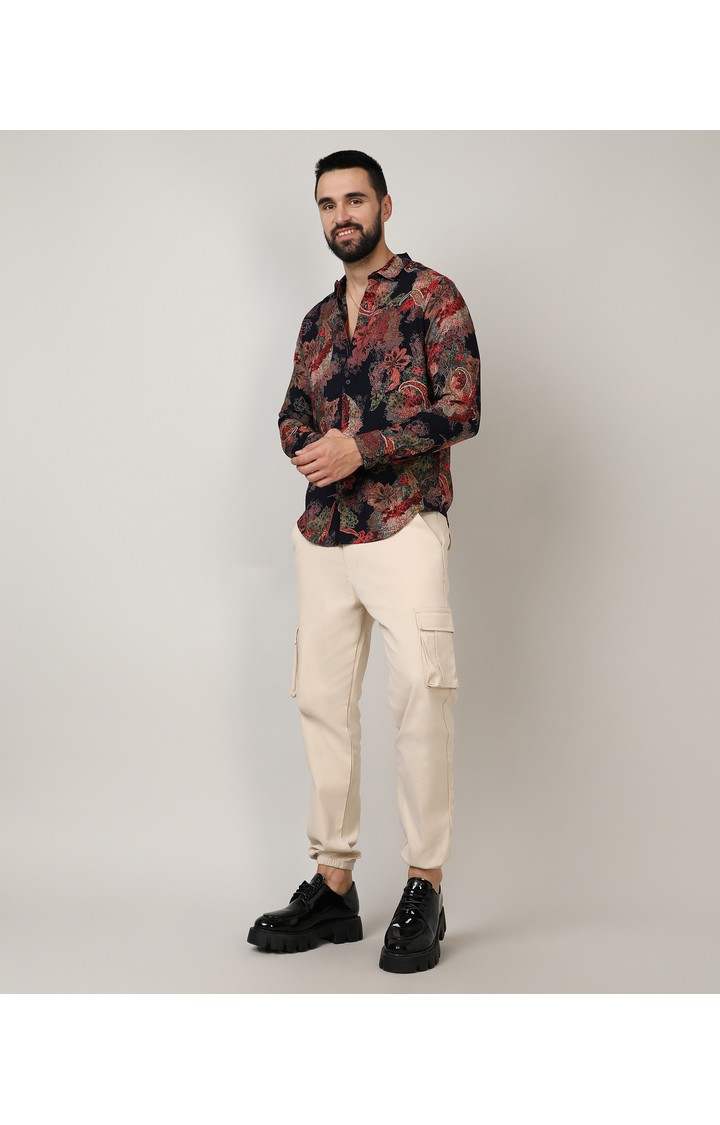 Men's Multicolor Printed Casual Shirts