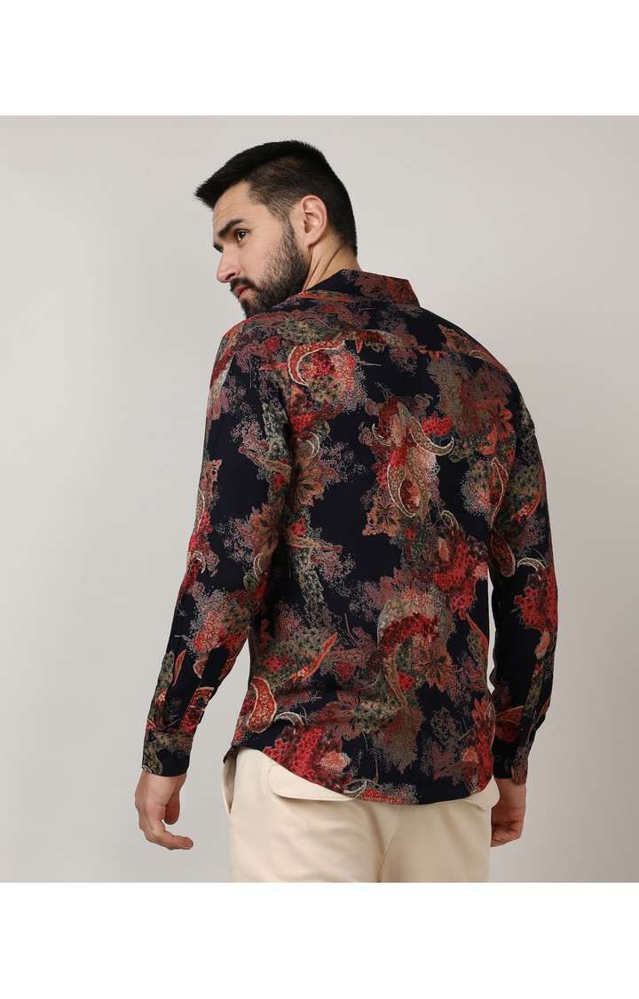 Men's Multicolor Printed Casual Shirts