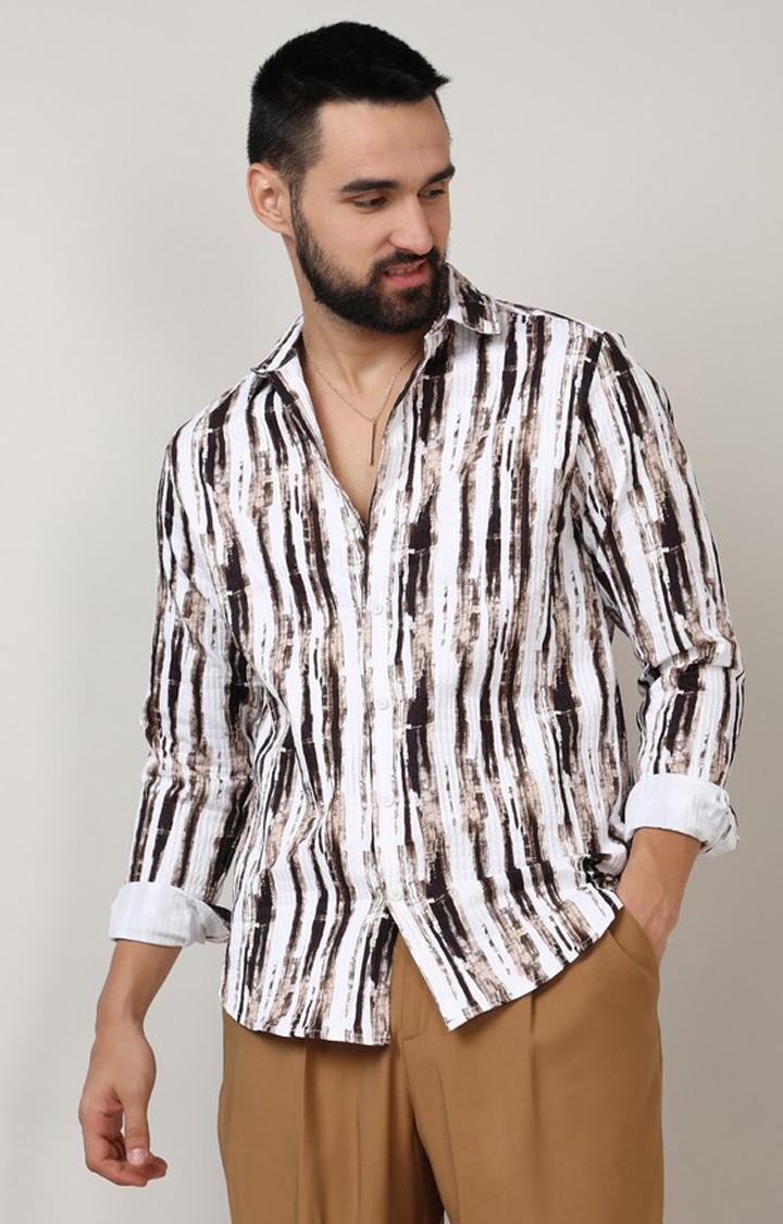 Men's Multicolor Printed Casual Shirts