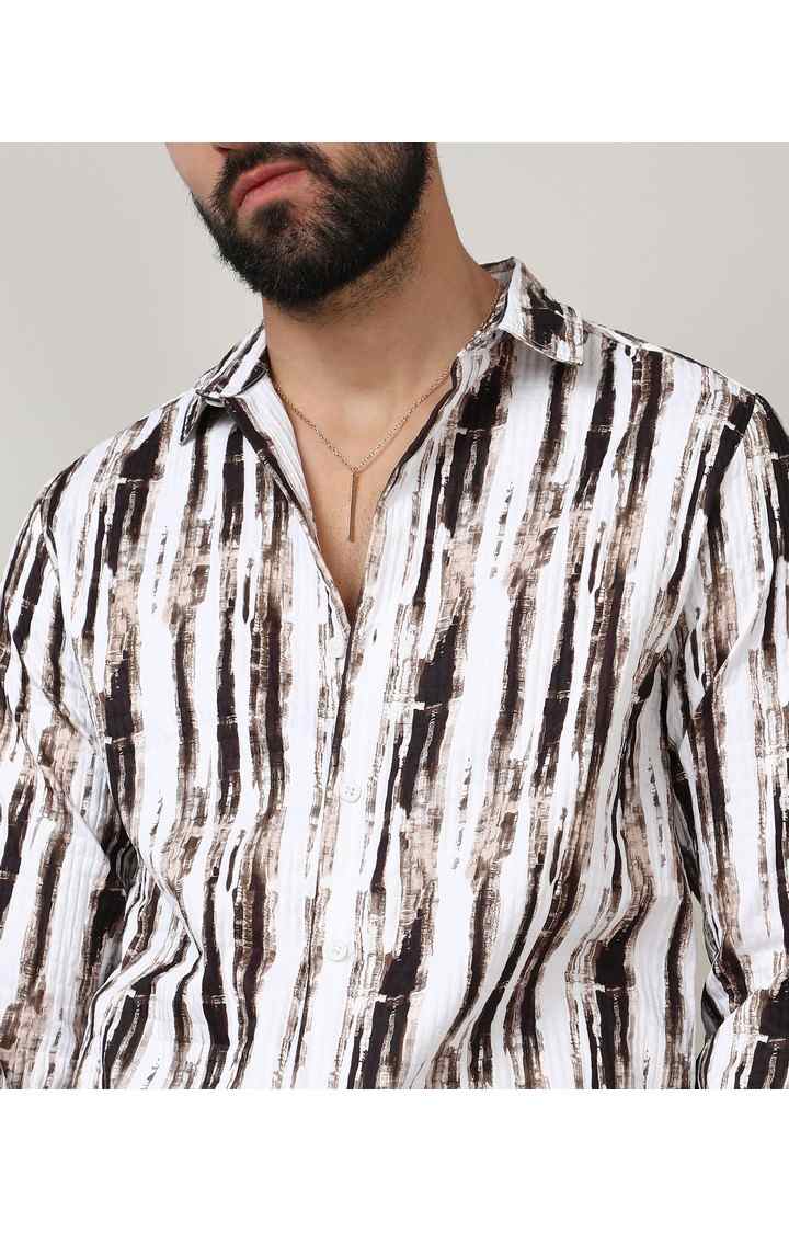 Men's Multicolor Printed Casual Shirts