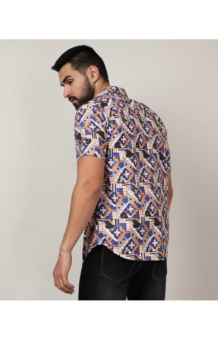 Men's Multicolor Printed Casual Shirts