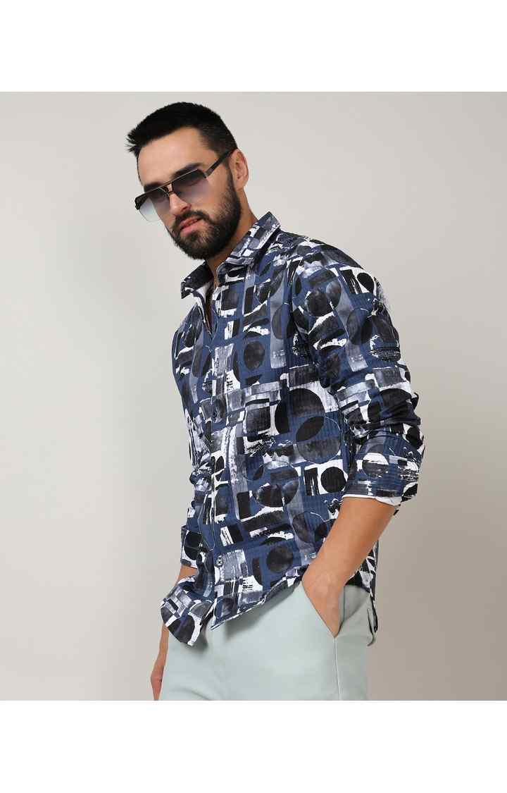 Men's Multicolor Printed Casual Shirts