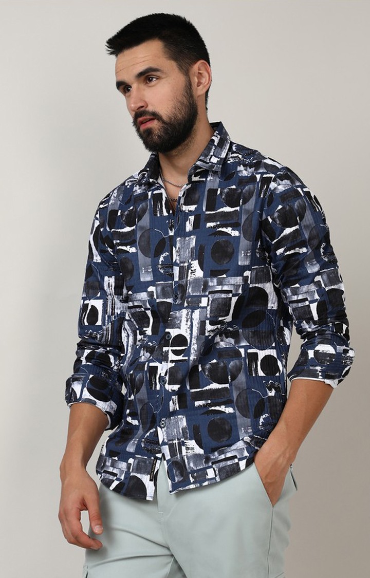 Men's Multicolor Printed Casual Shirts