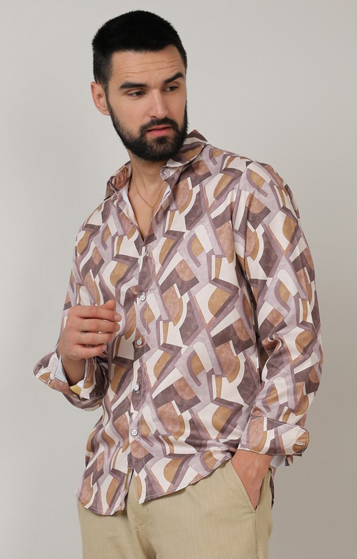 Men's Multicolor Printed Casual Shirts