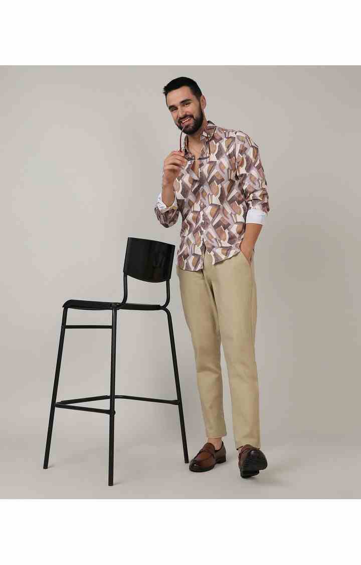 Men's Multicolor Printed Casual Shirts