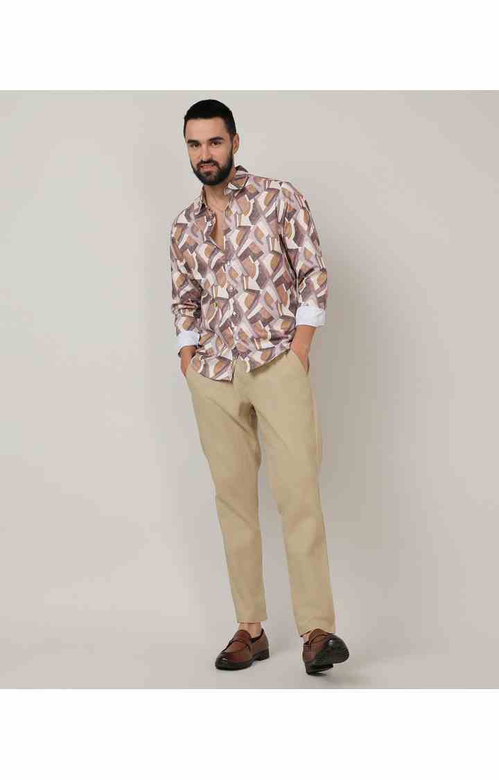 Men's Multicolor Printed Casual Shirts