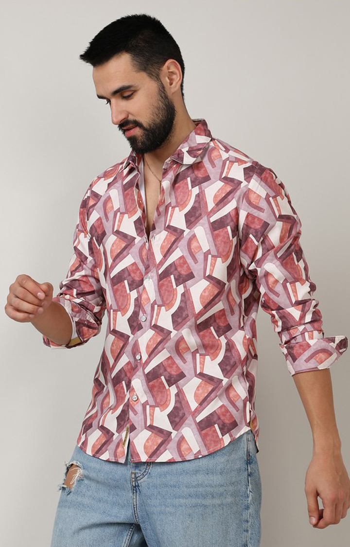 Men's Multicolor Printed Casual Shirts